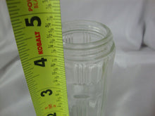 Load image into Gallery viewer, Vintage Hoosier Sellers Vertical 3 Vertical Rib Spice Jar Bottle with Metal Lid