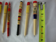Load image into Gallery viewer, Vintage Handpainted Russian People Faces Wooden Pens Set of 6