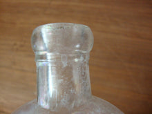 Load image into Gallery viewer, Antique South Carolina Dispensary Jojo Monogram Half Pint Clear Glass Flask