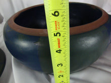 Load image into Gallery viewer, Vintage Nancy Patterson Lamb Taiwan Iron Moutain Blue Ridge Stoneware Large Steamer Pot with Lid