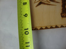 Load image into Gallery viewer, 1978 Ukraine Burned Wood Hutsul Dancing Couple Wall Plaque Decor