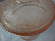 Load image into Gallery viewer, Vintage Pink Depression Royal Lace Pink Footed Creamer and Sugar Bowl with Lid