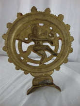 Load image into Gallery viewer, Vintage Brass Dancing Lord Shiva Natraja God of Dance Figurine Statue