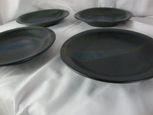 Load image into Gallery viewer, Vintage Nancy Patterson Lamb Taiwan Iron Mountain Blue Ridge Stoneware Salad Plates Set of 4