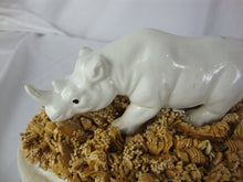 Load image into Gallery viewer, Vintage Jay-Willfred Italy Rhino Spaghetti Grass Trinket Box