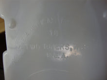 Load image into Gallery viewer, 1950s White Milk Glass Rectangle 3 Long Slot Middle Half Round Indent Dental Equipment Tray