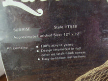 Load image into Gallery viewer, 1979 Sew Simple Sunrise T518 Latch Hook Pillow Kit 12"x12" NOS NIB
