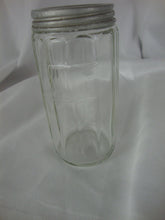 Load image into Gallery viewer, Vintage Hoosier Sellers Vertical Picket Spice Jar Bottle with Metal Lid