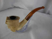 Load image into Gallery viewer, Vintage Sultan Murat Meerschaum Turkey Hand Carved Tobacco Pipe Smoked