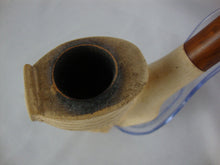 Load image into Gallery viewer, Vintage Sultan Murat Meerschaum Turkey Hand Carved Tobacco Pipe Smoked