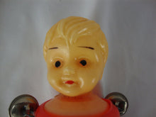 Load image into Gallery viewer, MCM Retro Child's Head Whistle Flute Squeaker with Bell Sides Toy