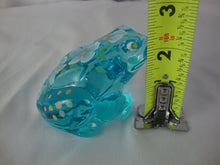 Load image into Gallery viewer, Vintage Fenton Aqua Glass Handpainted Signed Frog Figurine