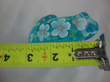 Load image into Gallery viewer, Vintage Fenton Aqua Glass Handpainted Signed Frog Figurine