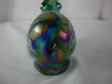 Load image into Gallery viewer, Vintage Fenton Green Carnival Glass Handpainted Polar Bear Figurine