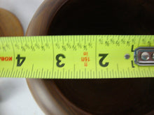 Load image into Gallery viewer, Vintage Asian Carved Teak Wood Apple Spice Lemon Lidded Jar