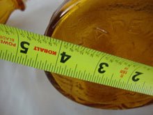 Load image into Gallery viewer, Vintage Empoli Italy Amber Textured Glass Tall Decanter Bottle with Stopper