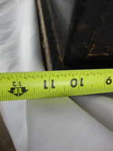 Load image into Gallery viewer, Vintage Black Painted Pine Farmhouse Bread Box Hinged Lid