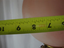 Load image into Gallery viewer, Antique Brass Marble Electrified Table Lamp with Clear Chimney Pink Glass Top Globe