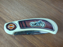 Load image into Gallery viewer, Franklin Mint Harley Davidson Knucklehead Folding Collector Knife with Soft Case