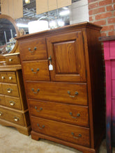 Load image into Gallery viewer, Vintage Lexington USA Oak Gentleman's Chest Tall Dresser
