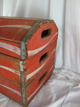 Load image into Gallery viewer, Vintage Coca Cola Crate Hinged Treasure Trunk Chest