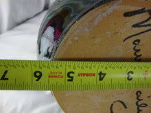 Load image into Gallery viewer, Marvin Bailey Folk Art Potter Blue Green Beady Eye Pig Ugly Face Jug 12 Inch