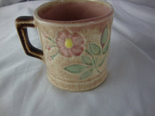 Load image into Gallery viewer, Vintage Majolica Floral Coffee Tea Mug with Hidden Inner Frog