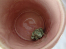 Load image into Gallery viewer, Vintage Majolica Floral Coffee Tea Mug with Hidden Inner Frog