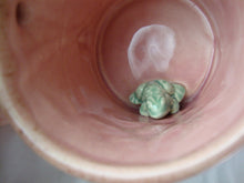 Load image into Gallery viewer, Vintage Majolica Floral Coffee Tea Mug with Hidden Inner Frog