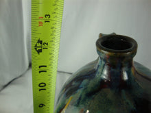 Load image into Gallery viewer, Marvin Bailey Folk Art Potter Multi Streaked 18 Tooth Ugly Face Jug 12 Inch