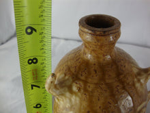 Load image into Gallery viewer, Marvin Bailey Folk Art Potter Alkaline Glaze Tan 9 Inch Devil Ugly Face Jug