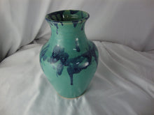 Load image into Gallery viewer, 1994 King Road Pottery Aqua and Blue Pottery Vase