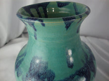 Load image into Gallery viewer, 1994 King Road Pottery Aqua and Blue Pottery Vase