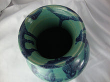Load image into Gallery viewer, 1994 King Road Pottery Aqua and Blue Pottery Vase