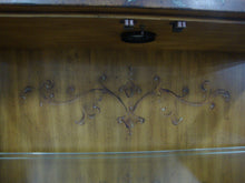 Load image into Gallery viewer, Vintage Lexington Floral Grapes Two Door China Display Hutch Cabinet