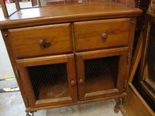 Load image into Gallery viewer, Vintage Country Pine Bakers Rack with Wine and Glass Racks