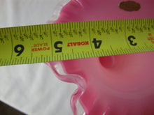 Load image into Gallery viewer, Vintage Fenton Pink Peach Crest Ruffled Medium Flower Vase