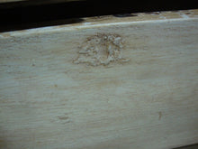 Load image into Gallery viewer, Antique Painted Oak 2 Over 2 Dresser Brass Hardware