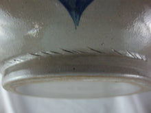 Load image into Gallery viewer, 1992 Beaumont Bros Pottery Putty Blue Sponge Mixing Bowl