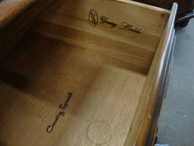 Load image into Gallery viewer, Vintage Young Hinkle Country Spanish Oak Two Drawer Nightstand Table