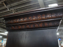 Load image into Gallery viewer, Vintage Mahogany Chippendale Chinoiserie Painted Interior Open Display Cabinet