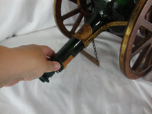 Load image into Gallery viewer, Vintage Courvoisier Cognac Empty Gallon Bottle on Canon Pour Stand