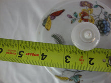 Load image into Gallery viewer, Vintage Floral Butterfly Barrel Style Biscuit Cookie Jar with Lid