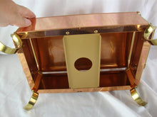 Load image into Gallery viewer, MCM Copper Brass Chafing Serving Footed Dish Holder Stand