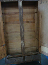 Load image into Gallery viewer, Antique Primitive Oak Painted Breakdown Two Door Two Drawer Storage Cabinet