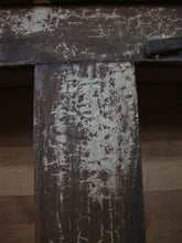 Load image into Gallery viewer, Antique Primitive Oak Painted Breakdown Two Door Two Drawer Storage Cabinet