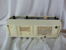 Load image into Gallery viewer, Vintage Westinghouse RLF4220A Matador Red/White Plastic AMFM Radio and Clock with Alarm *WORKING*