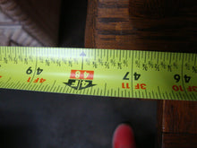 Load image into Gallery viewer, Vintage Oak Roll Top Two Piece Knee Hole Desk with Key