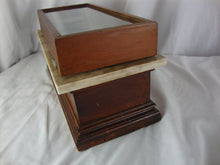 Load image into Gallery viewer, Vintage Wood Marble Top Apothecary Balance Tabletop Scale