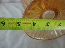 Load image into Gallery viewer, Vintage Jeannette Glass Iris Herringbone Marigold Pedestal Pitcher